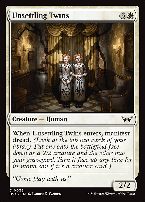 Unsettling Twins — Duskmourn: House of Horror 38