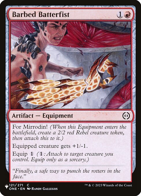 Punho Batedor Farpado — The List ONE-121