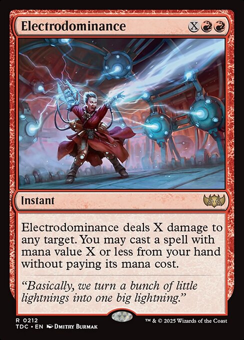 Eletrodominância — Tarkir: Dragonstorm Commander 212
