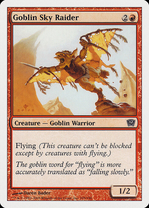 Goblin Atacante Celeste — Ninth Edition 195