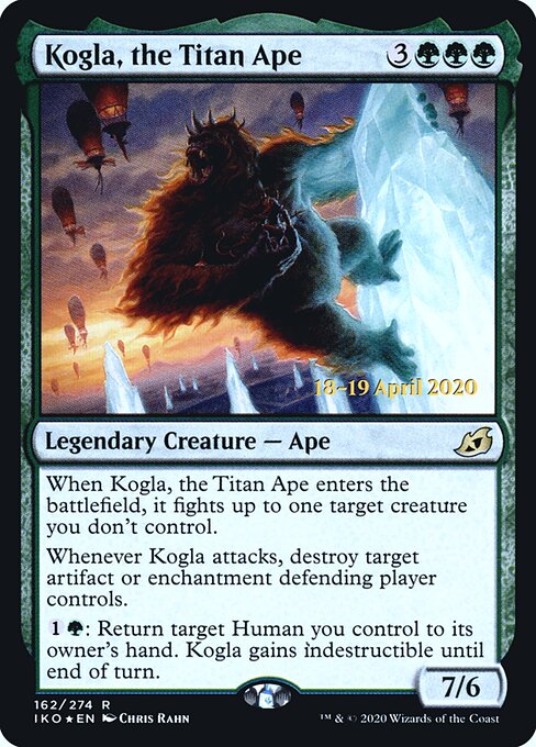 Kogla, o Símio Titânico — Ikoria: Lair of Behemoths Promos 162s