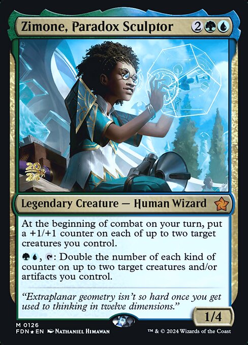 Zimone, Paradox Sculptor — Foundations Promos 126s