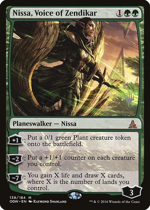 Nissa, Voz de Zendikar — Oath of the Gatewatch Promos 138p