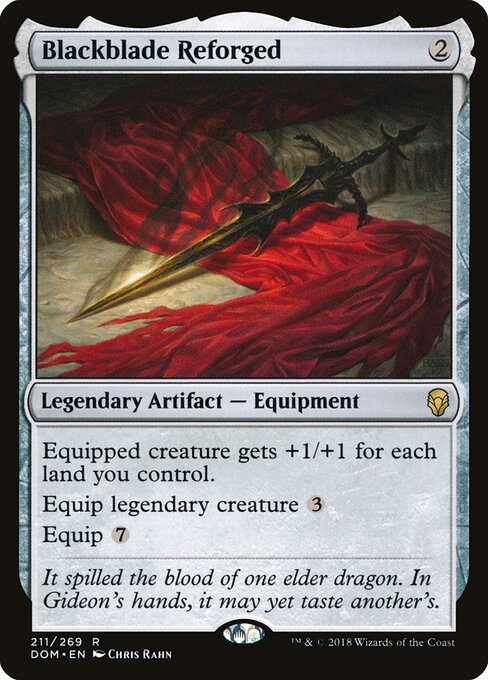 Lâmina Negra Reforjada — Dominaria 211