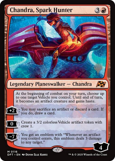 Chandra, Spark Hunter — Aetherdrift Promos 116p