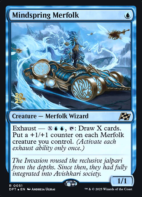 Mindspring Merfolk — Aetherdrift Promos 51s