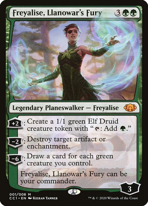 Freyalise, Fúria de Llanowar — Commander Collection: Green 1