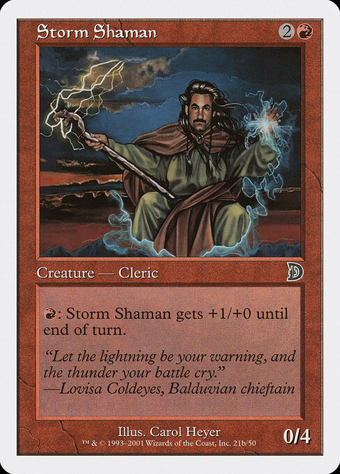 Xamã da Tempestade — Deckmasters 21b