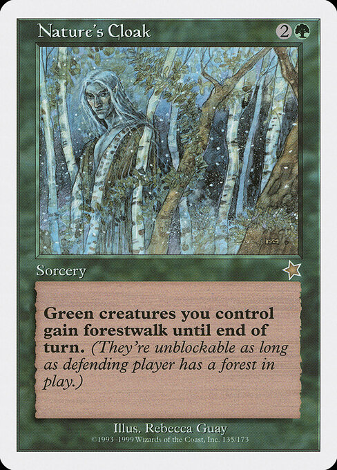 Nature's Cloak — Starter 1999 135