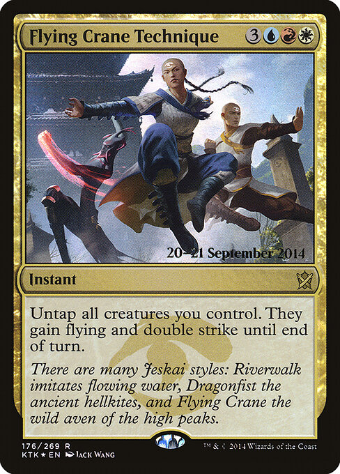 Técnica da Garça Voadora — Khans of Tarkir Promos 176s