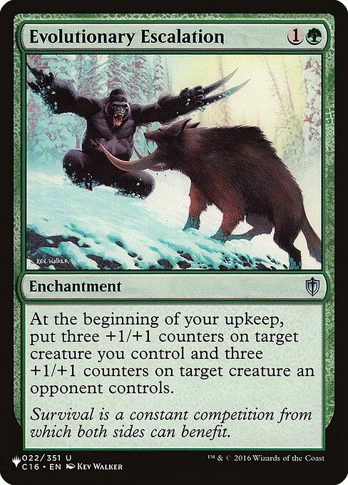 Escalada Evolucionária — The List C16-22