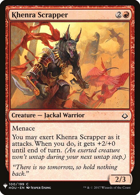 Sucateiro Khenra — The List HOU-100