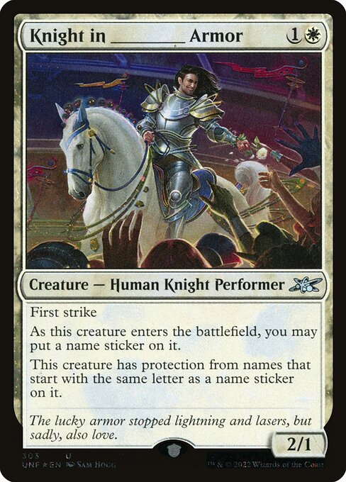 Knight in _____ Armor — Unfinity 303