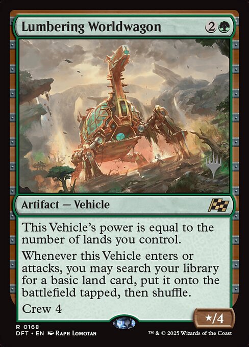 Lumbering Worldwagon — Aetherdrift Promos 168p