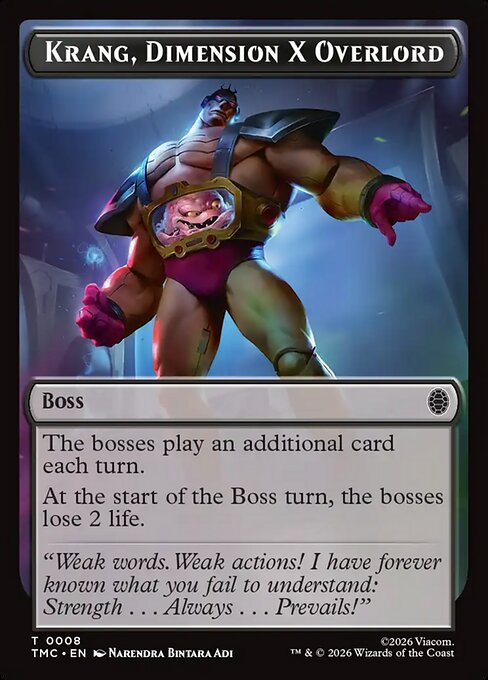 Krang, Dimension X Overlord — Teenage Mutant Ninja Turtles Eternal Tokens 8
