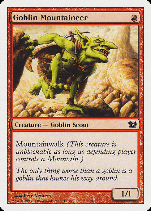 Goblin Montanhês — Ninth Edition 193