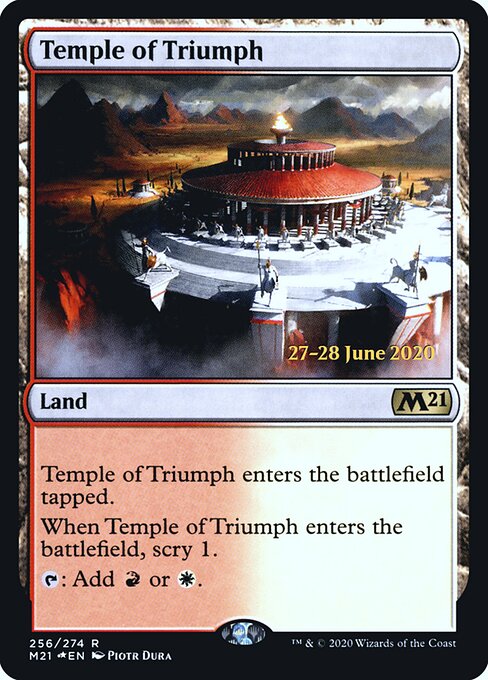 Templo do Triunfo — Core Set 2021 Promos 256s
