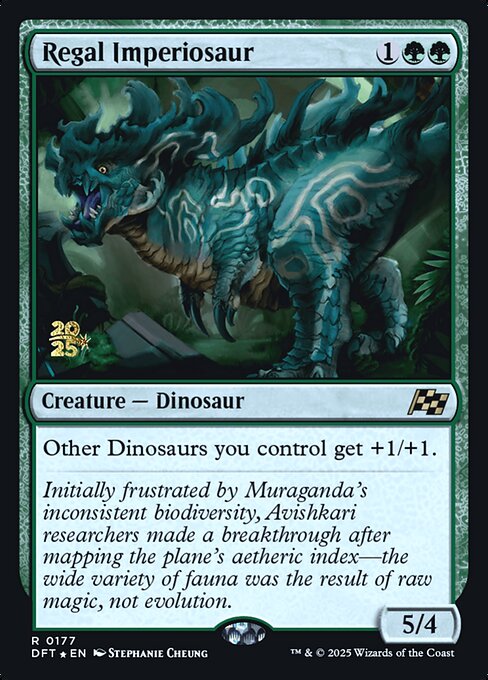 Regal Imperiosaur — Aetherdrift Promos 177s
