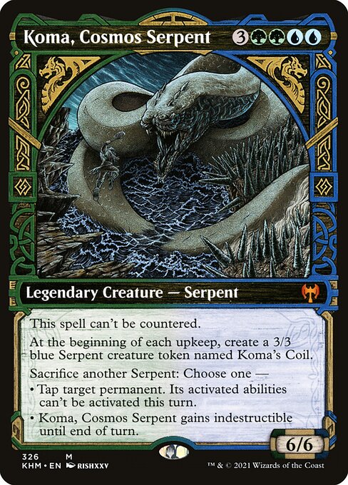 Koma, Serpente Cósmica — Kaldheim 326