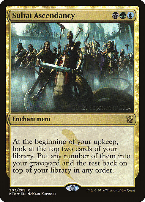 Ascendência Sultai — Khans of Tarkir Promos 203s