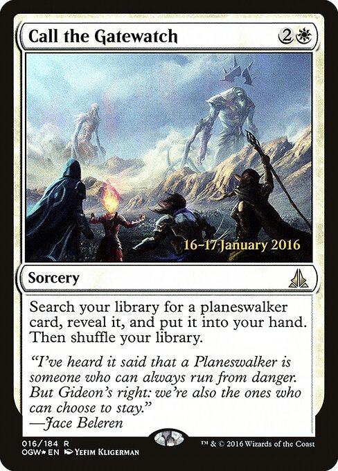 Chamar as Sentinelas — Oath of the Gatewatch Promos 16s