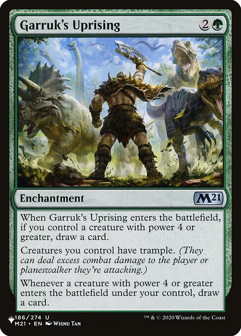 Levante de Garruk — The List M21-186