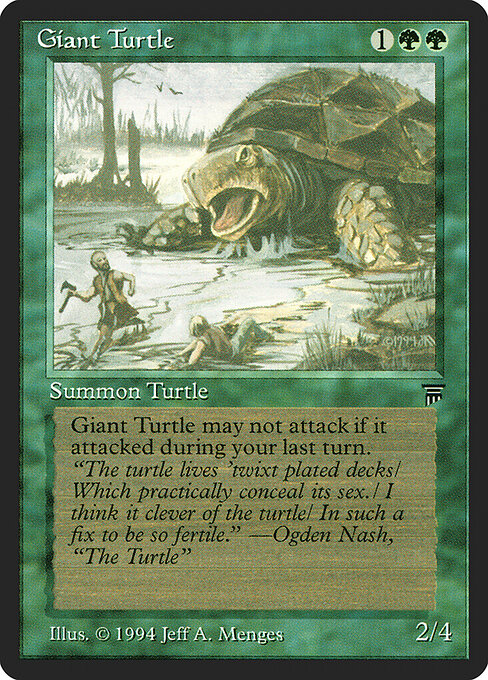 Giant Turtle — Legends 188