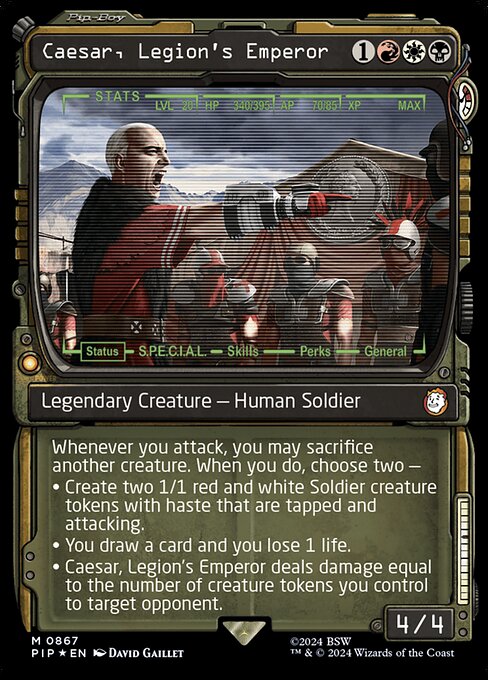 Caesar, Legion's Emperor — Fallout 867