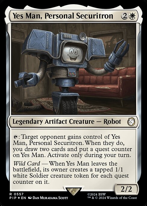 Yes Man, Personal Securitron — Fallout 557