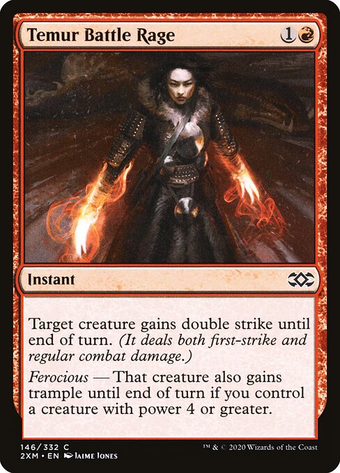 Fúria de Batalha Temur — Double Masters 146