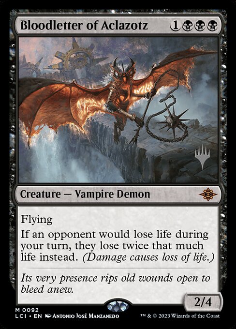 Flebotomista de Aclazotz — The Lost Caverns of Ixalan Promos 92p