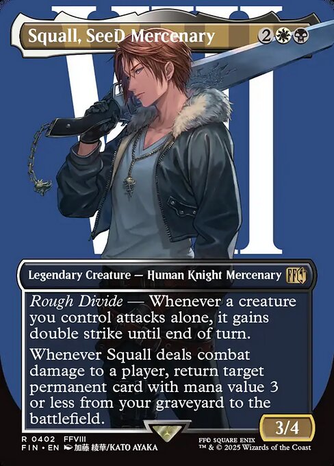 Squall, SeeD Mercenary — Final Fantasy 402