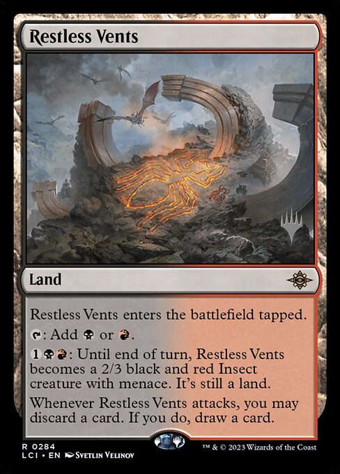 Ventilação Inquieta — The Lost Caverns of Ixalan Promos 284p