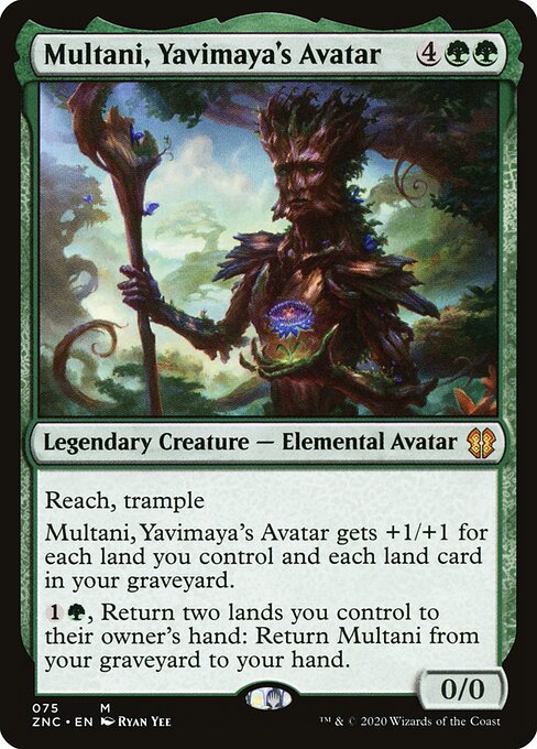 Multani, Avatar de Yavimaya — Zendikar Rising Commander 75