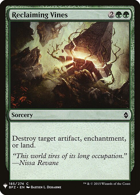 Vinhas Reclamantes — The List BFZ-185