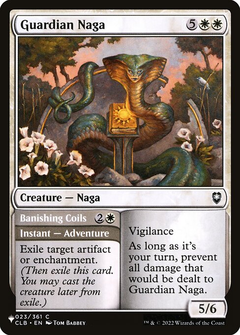 Guardian Naga // Banishing Coils