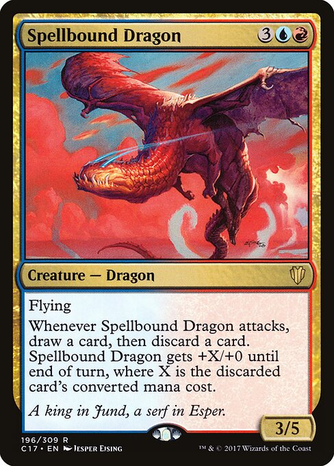 Dragão Enfeitiçado — Commander 2017 196