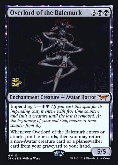 Overlord of the Balemurk — Duskmourn: House of Horror Promos 113s