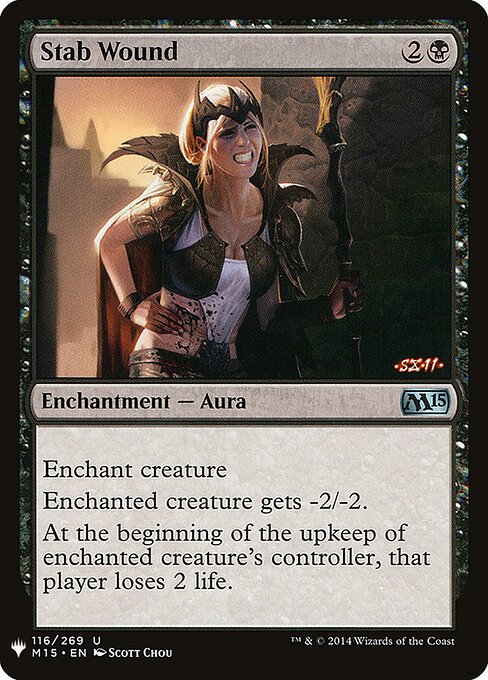 Ferimento de Estocada — The List M15-116