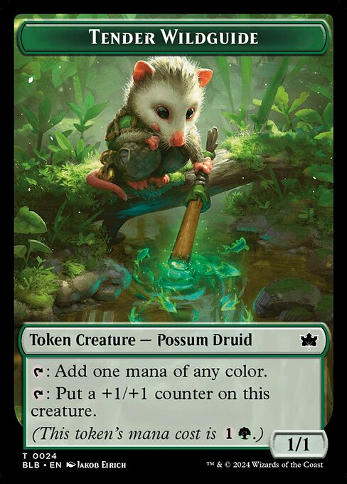 Tender Wildguide — Bloomburrow Tokens 24