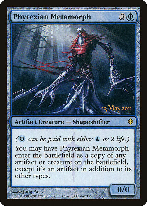 Metamórfico Phyrexiano — New Phyrexia Promos 42★