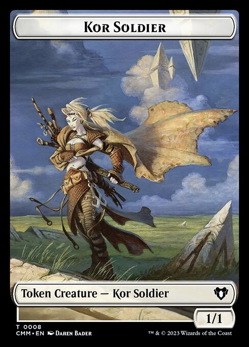 Kor Soldier — Commander Masters Tokens 8