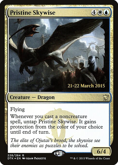 Sábio Celeste Prístino — Dragons of Tarkir Promos 228s