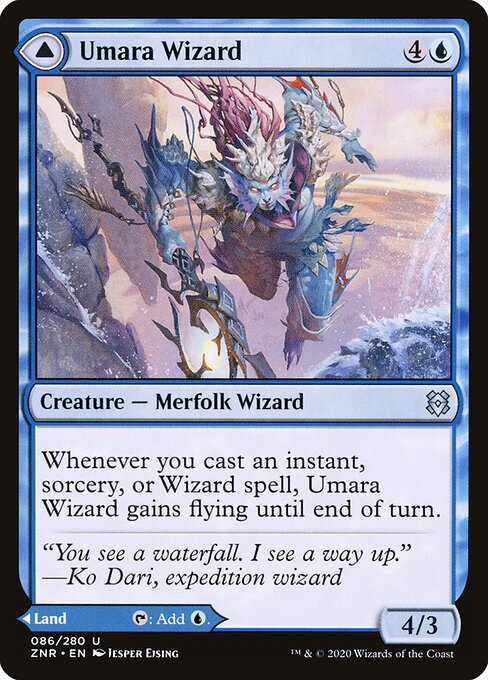 Umara Wizard — Zendikar Rising 86