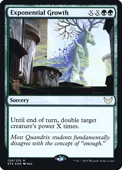 Crescimento Exponencial — Strixhaven: School of Mages Promos 130s