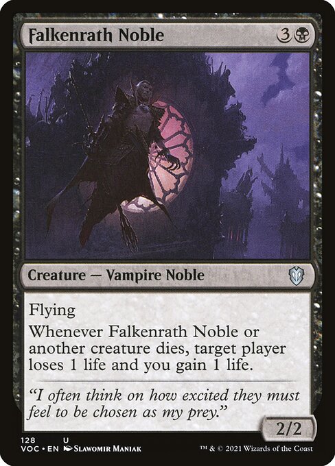 Nobre Falkenrath — Crimson Vow Commander 128