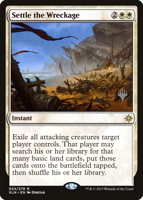 Assentar nos Destroços — Ixalan Promos 34p