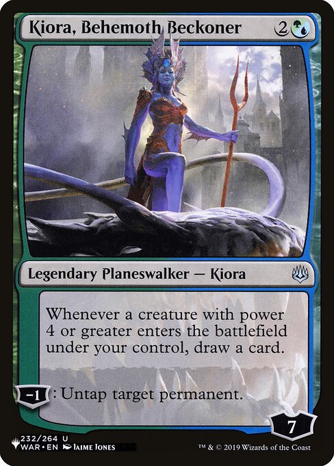 Kiora, Invocadora de Behemoths — The List WAR-232