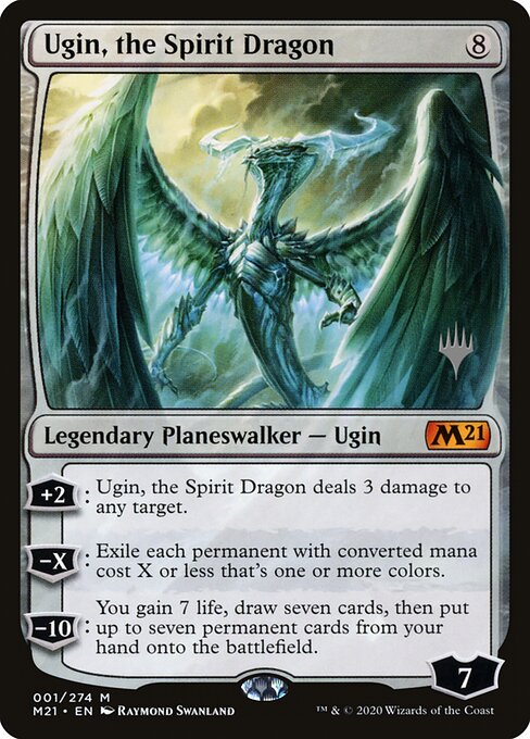 Ugin, o Dragão Espírito — Core Set 2021 Promos 1p
