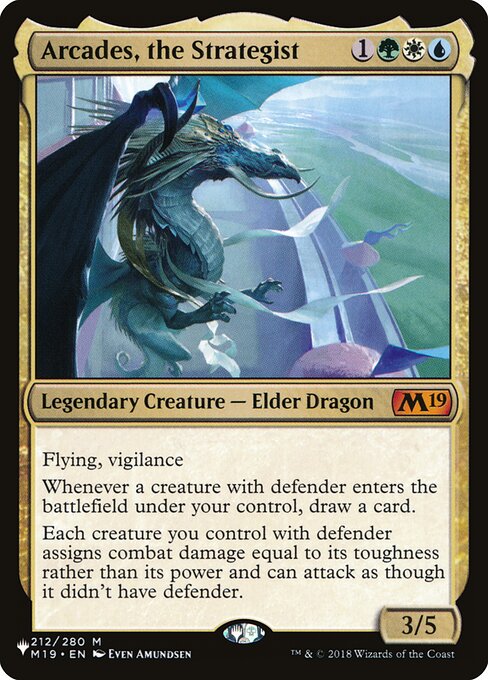 Arcades, o Estrategista — The List M19-212